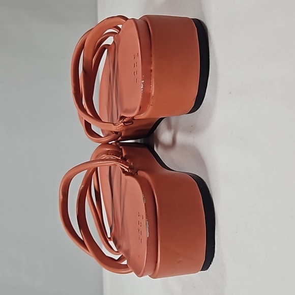 a new day melon platform Chunky Sandals Size 8.5 - Picture 5 of 7